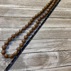 Brown Beaded Necklace